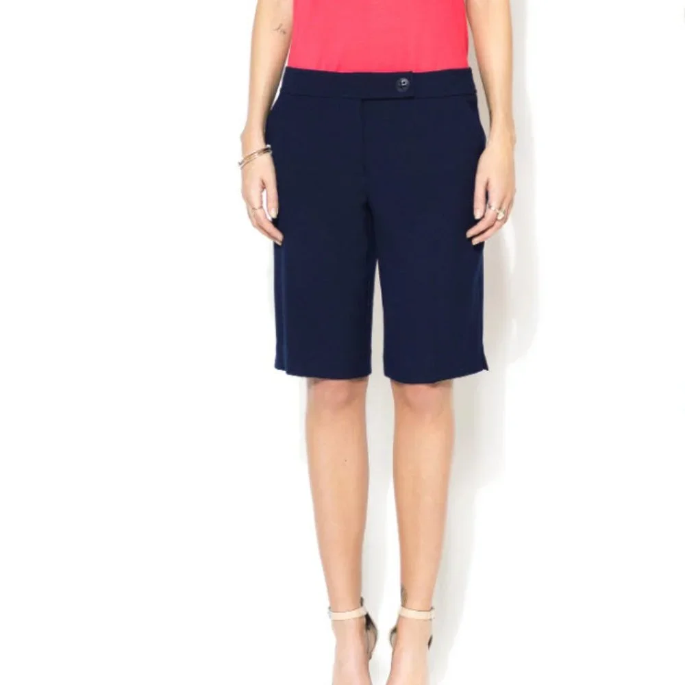 Trina Turk Benni Navy Women's Bermuda Shorts
